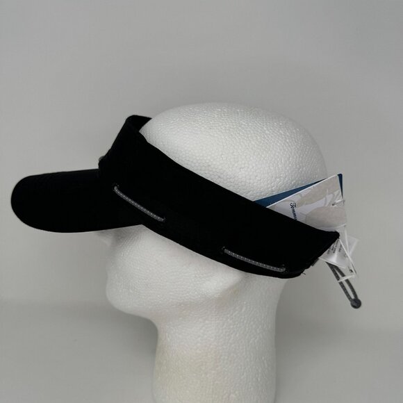 NWT Tommy Bahama Visor Adjustable Tip Your Cap Black Fishing Beach Golf - Picture 2 of 7